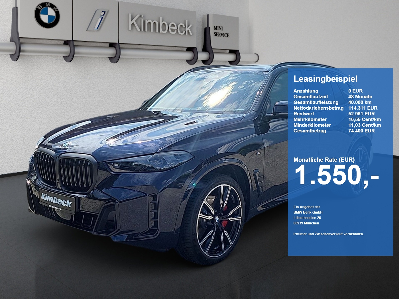 BMW X5 X5 xDrive40d M SPORT PRO Standhzg Sitzbelüft AHK (Bild 1)