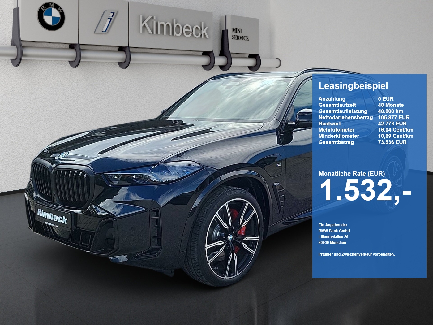 BMW X5 X5 xDrive50e M SPORT PRO Allradlenk Sitzbelüft (Bild 1)