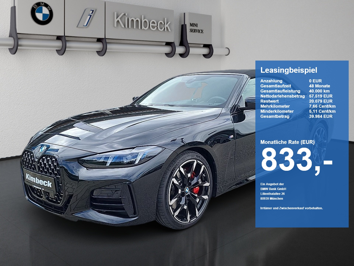 BMW 420i 420i Cabrio M SPORT PRO ACC HeadUp 360° Lenkhzg (Bild 1)