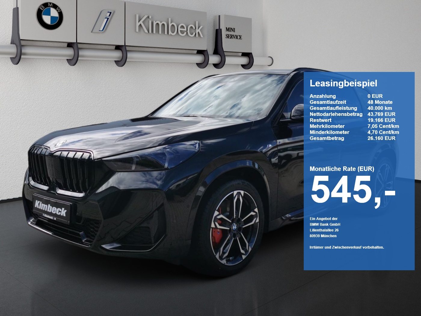 BMW X1 X1 sDrive20i M SPORT PRO LED AHK ParkAss Lenkhzg (Bild 1)