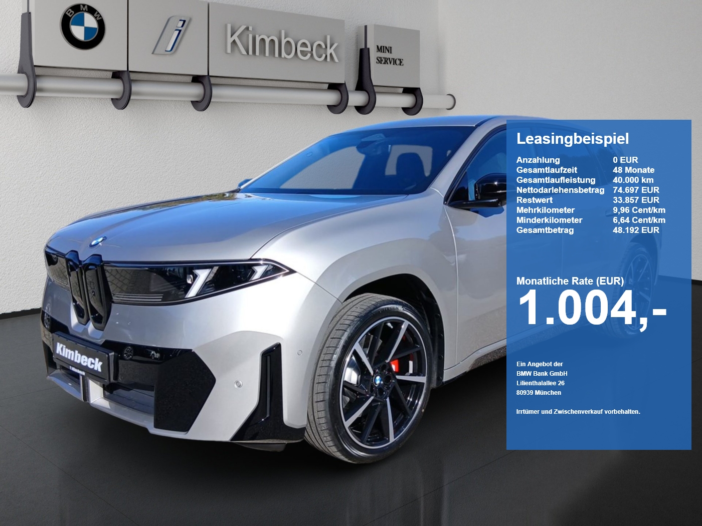 Bild 1 BMW iX3 40 M SPORT PRO PanoramicVision AHK 360° ACC