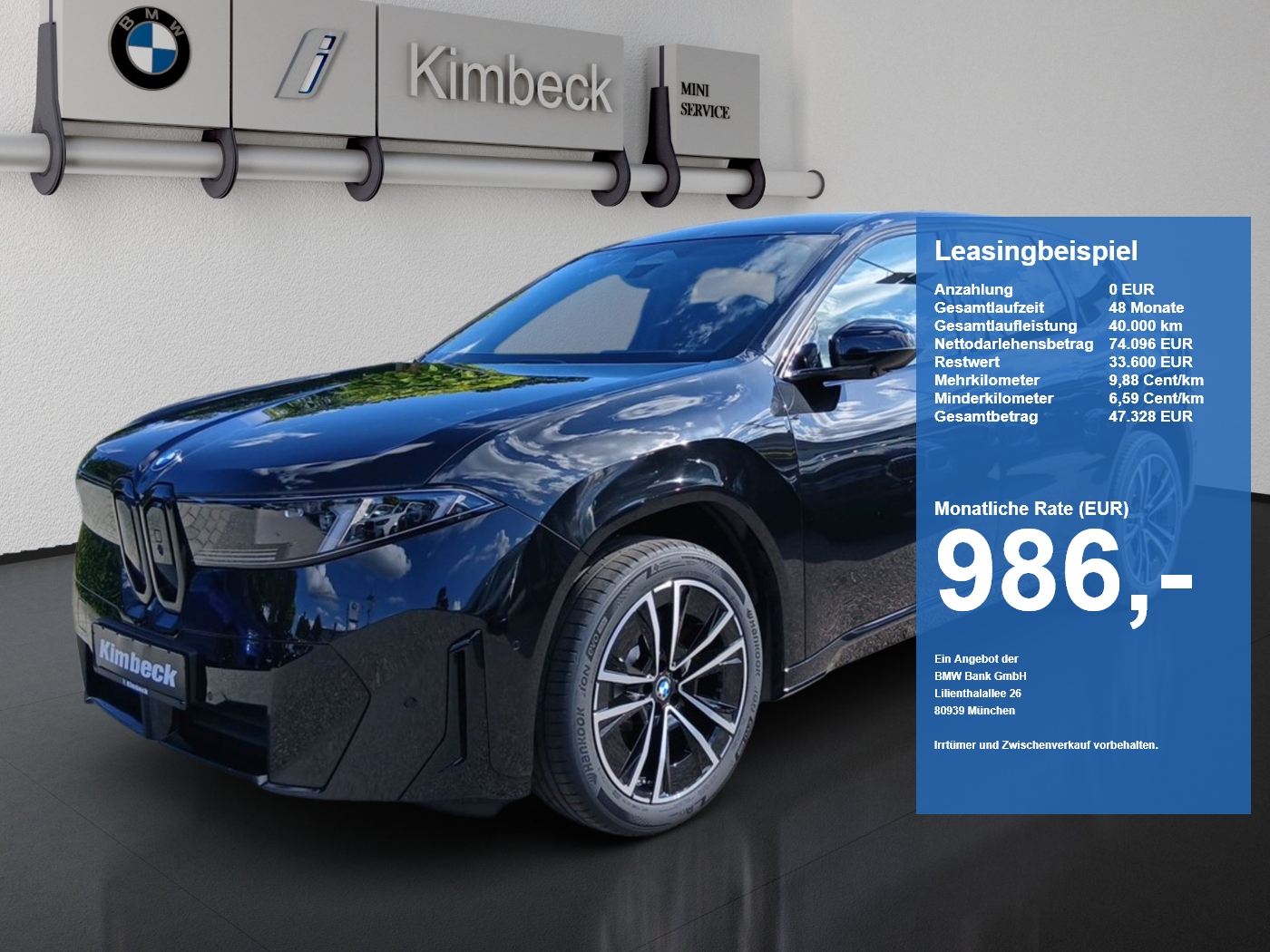 Bild 1 BMW iX3 40 M SPORT PRO PanoramicVision AHK ACC 360°
