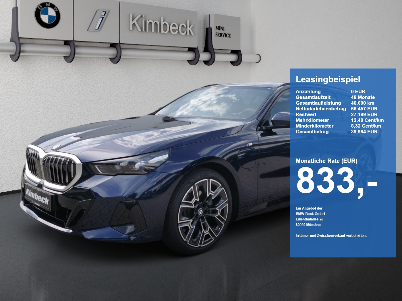 BMW 530e 530e xDrive Touring M SPORT INDIVI TANSANITBLAU (Bild 1)