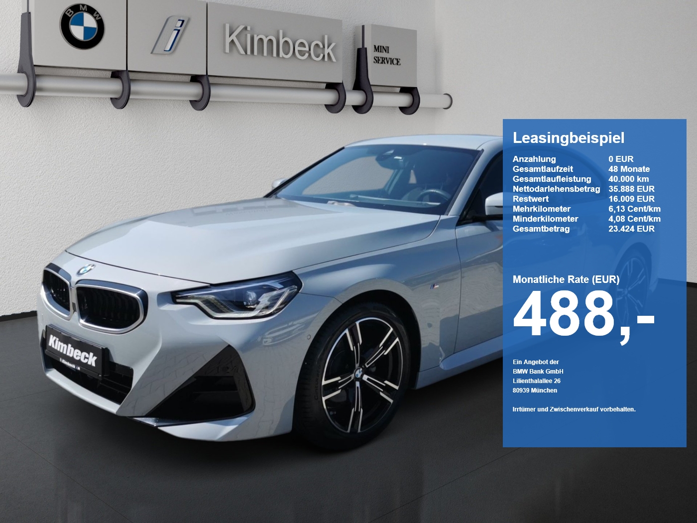Bild 1 BMW 218i Coupé M SPORT LED ParkAss KeyLess HiFi