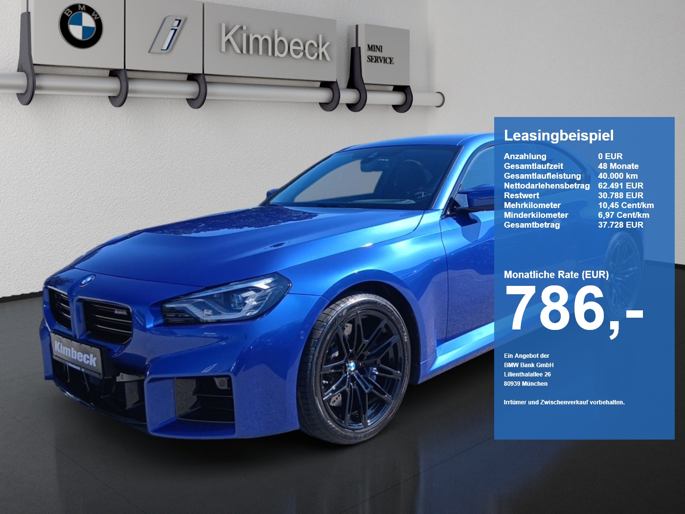 BMW M2 M2 Coupé LED ACC ParkAss HeadUp HarmanKardon KeyL (Bild 1)