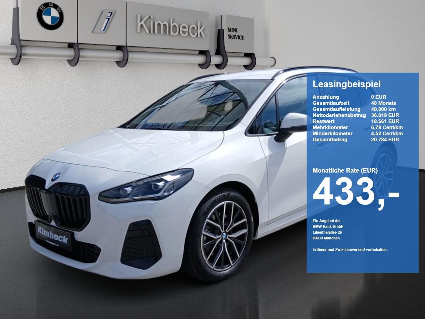 BMW 220i 220i Active Tourer M SPORT ACC HeadU 360° Aktivsi (Bild 1)