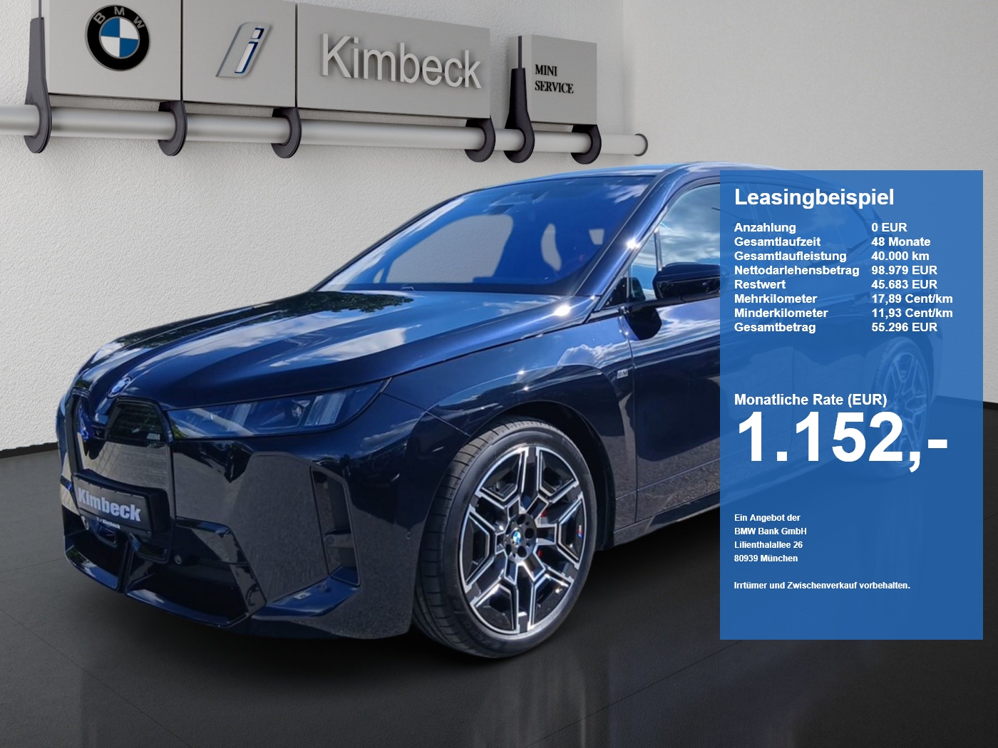 BMW iX M70 xDrive M SPORT PRO 360° Sitzbelüf Allradle iX M70 xDrive M SPORT PRO 360° Sitzbelüf Allradle (Bild 1)