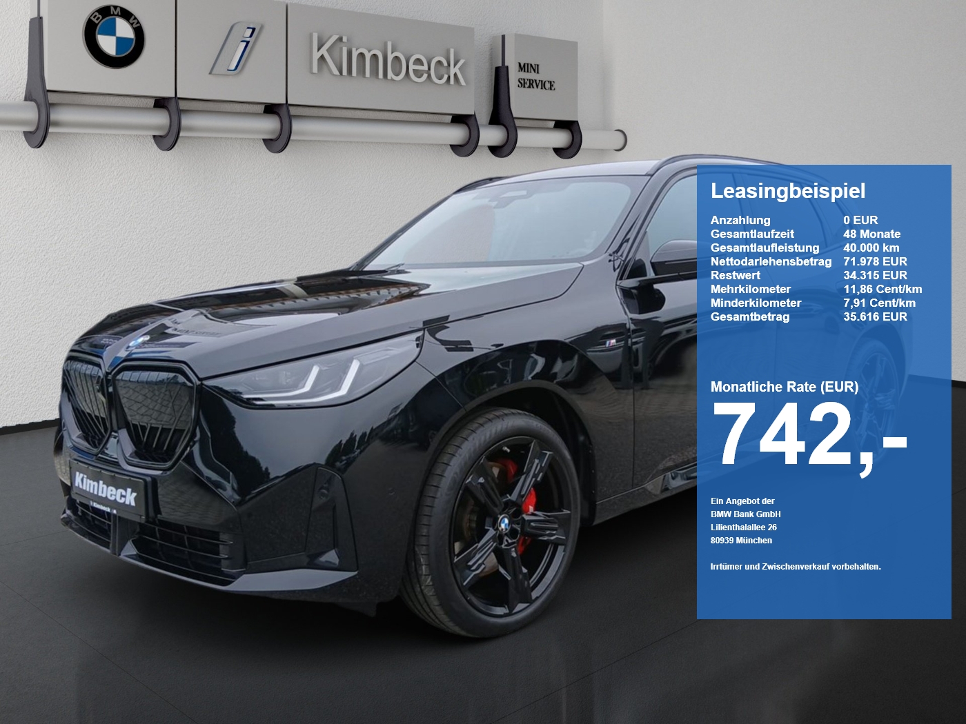BMW X3 X3 40d xDrive M SPORT PRO Standhzg Sitzbelüf Pano (Bild 1)