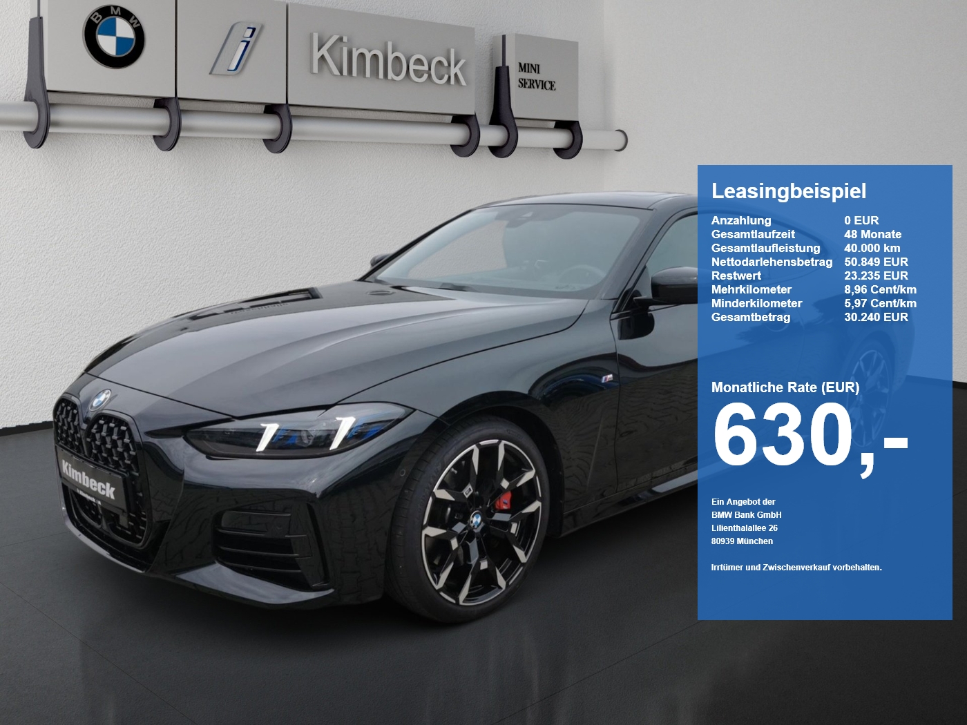 BMW 420i 420i Coupé M SPORT PRO ACC 360° HeadUp Glasdach (Bild 1)