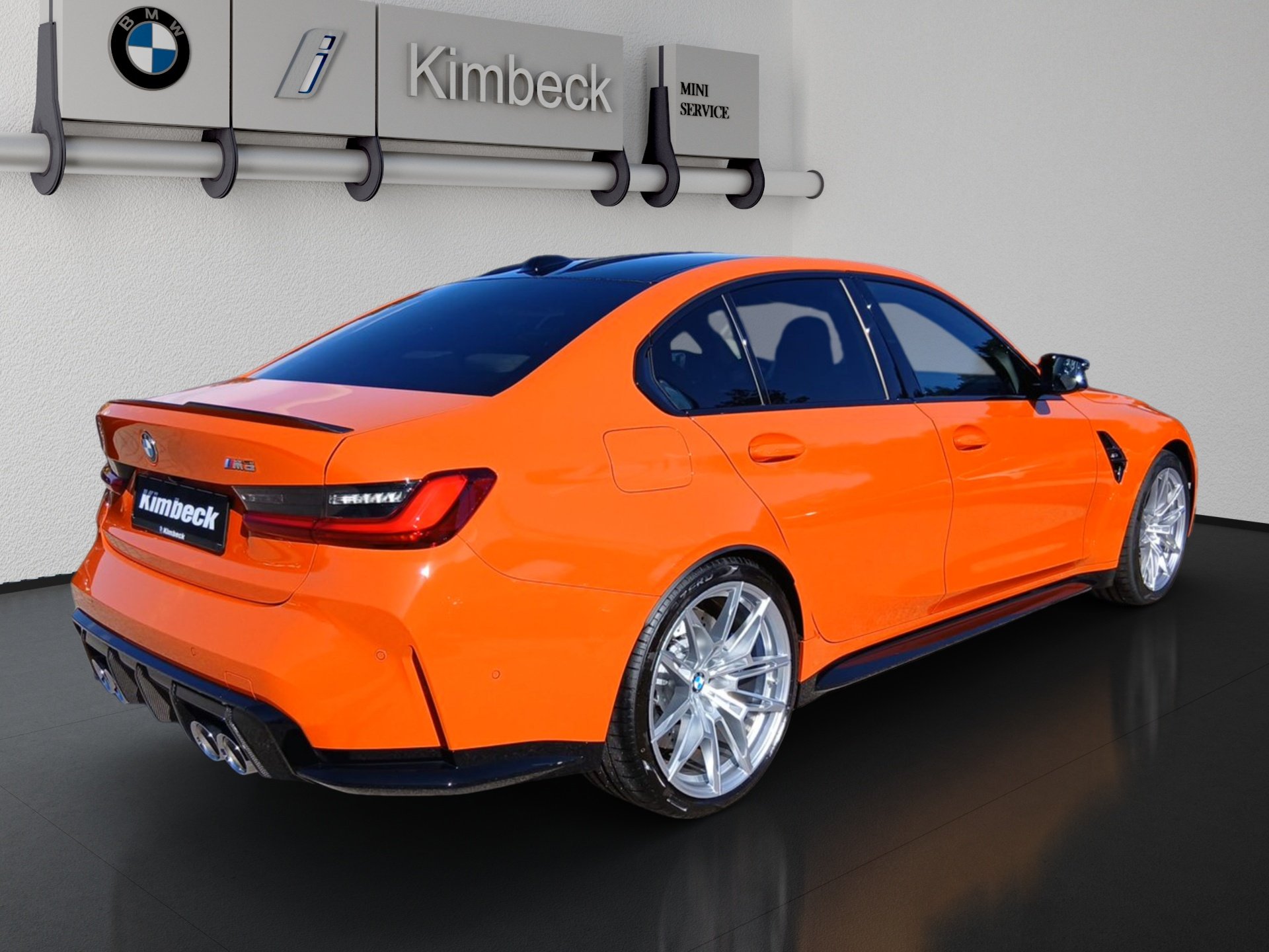 BMW M3 M3 Limousine Feuerorange III Carbon Exterieurpak (Bild 3)