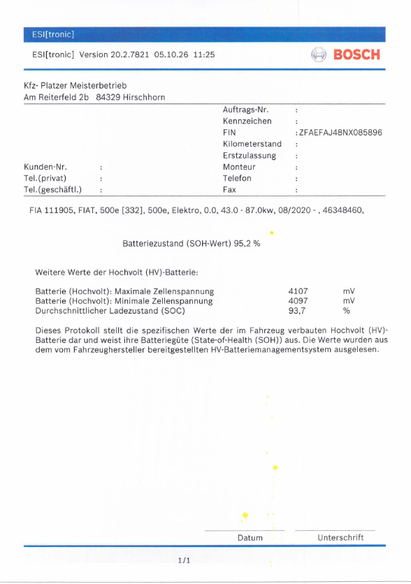Bild 1 Fiat 500e La Prima Cabriolet 360° LED KeyLess ParkAss