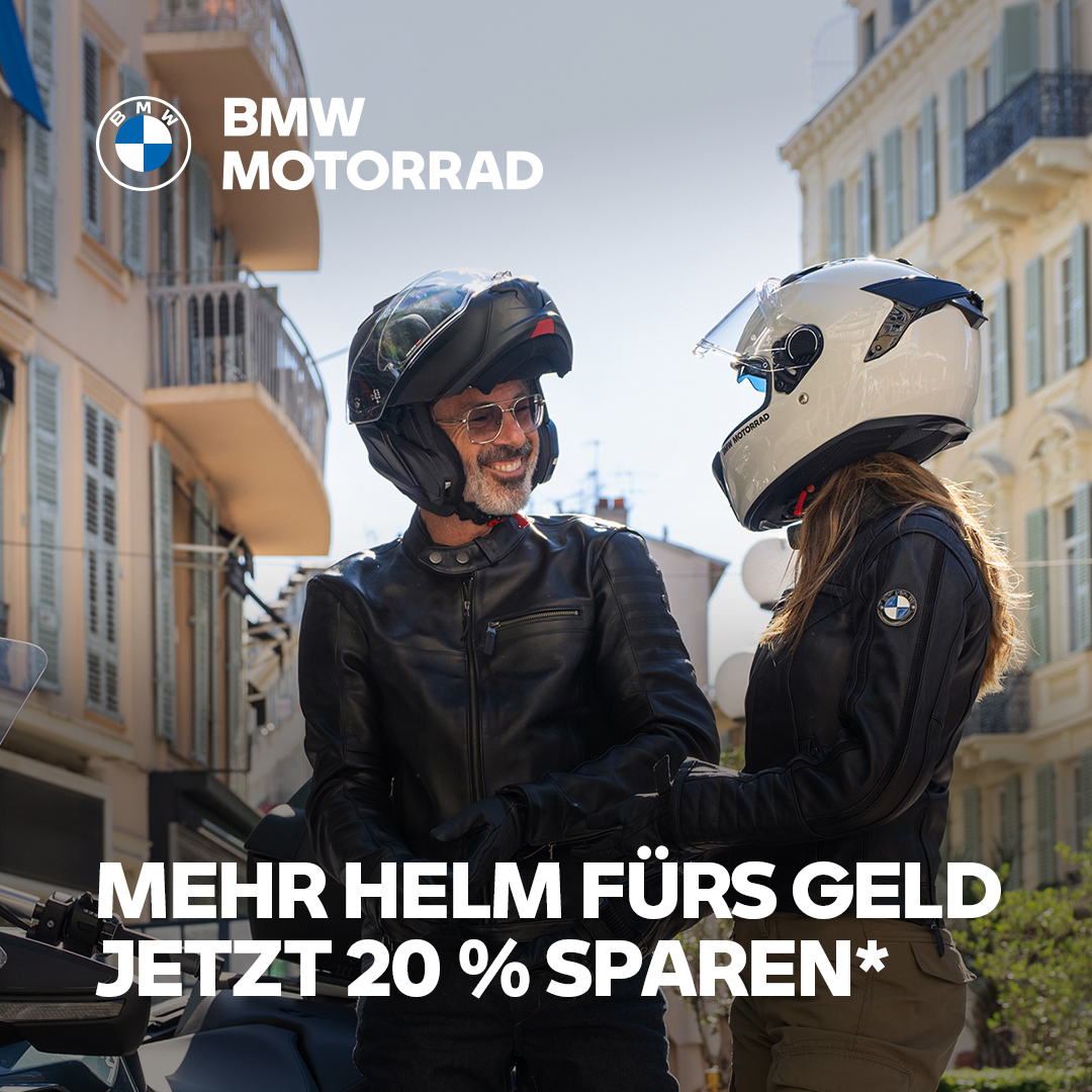 BMW Motorrad Helmaktion 