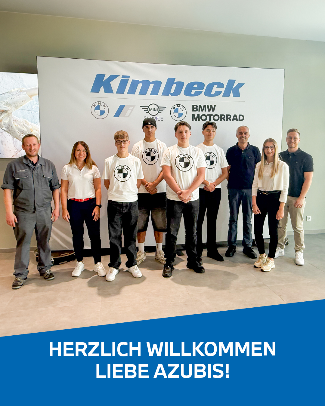 Azubis 2026 für Autohaus Kimbeck
