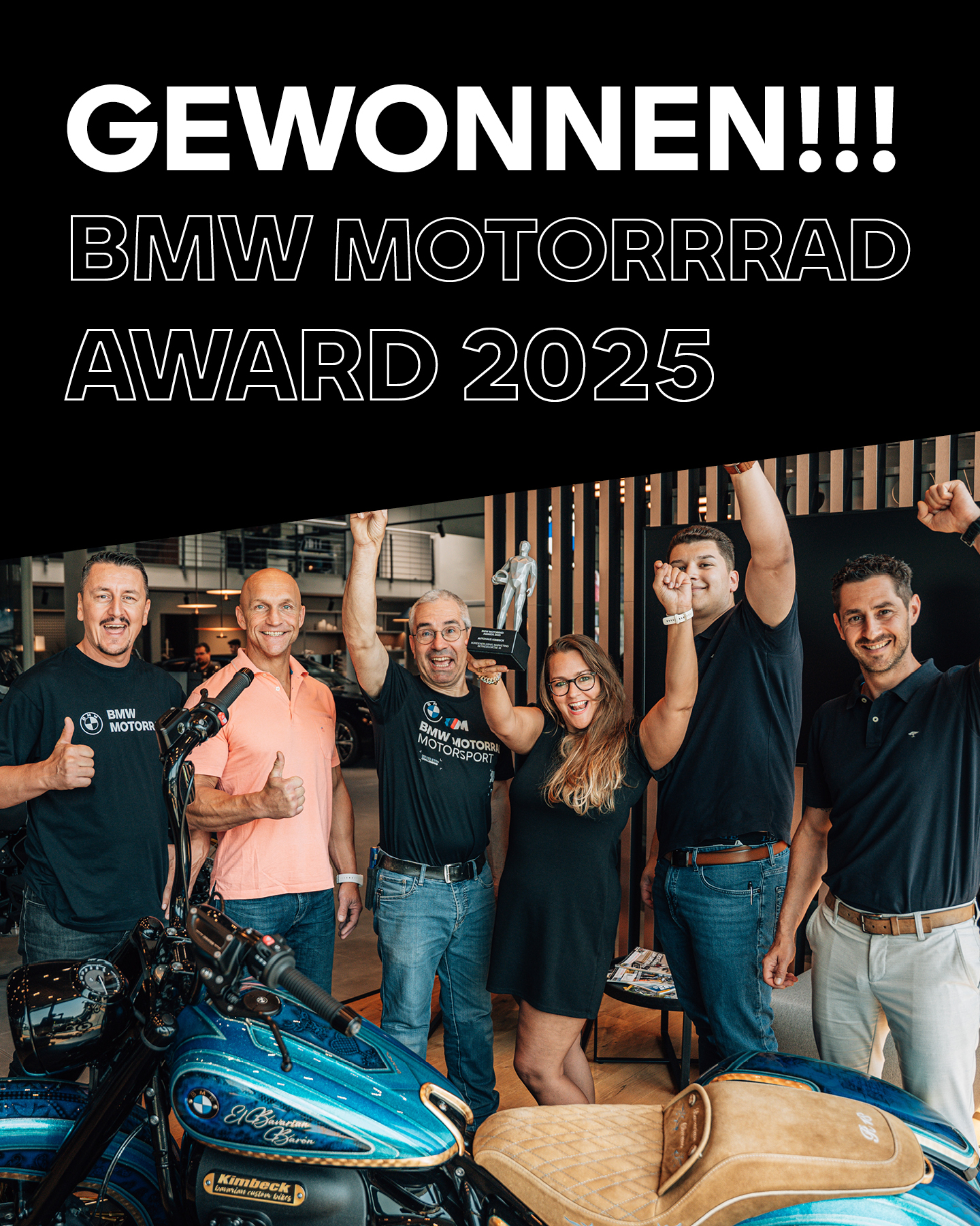 BMW Motorrad Award 2025 gewann Autohaus Kimbeck
