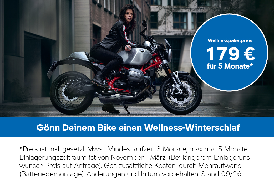 Motorrad Wellnesspaketpreis